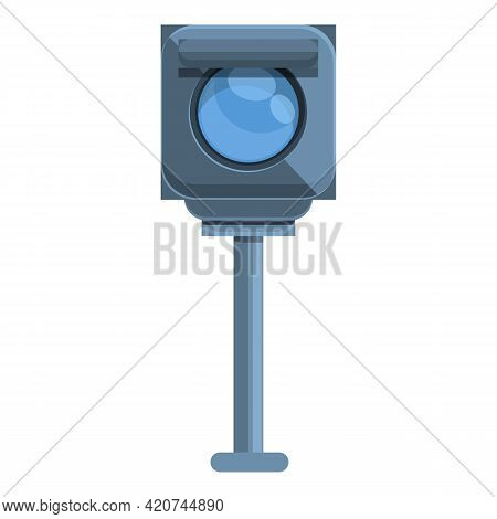 Speed Radar Flash Icon. Cartoon Of Speed Radar Flash Vector Icon For Web Design Isolated On White Ba