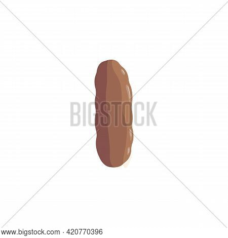 Brown Normal Human Excrement With Health Digestive Tract.