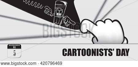 Card For Event May Day Cartoonists Day