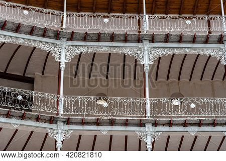 Madrid, Spain - May 1, 2021: The Beti Jai Fronton In Madrid. It Is A Sport Venue In Neo-mudejar Styl