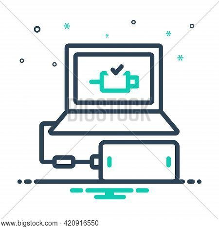 Mix Icon For Connect Add Link Attach Concatenate