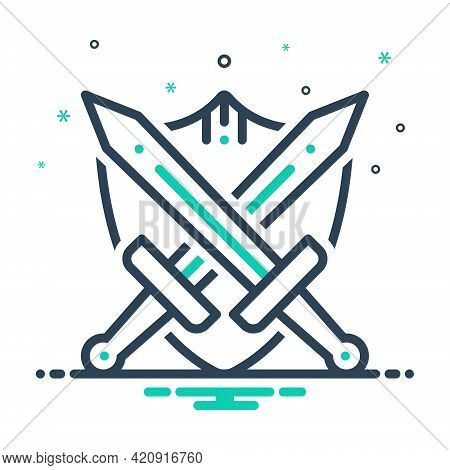 Mix Icon For Battle-gear Battle Gear Sword Weapon Tool  Broadsword