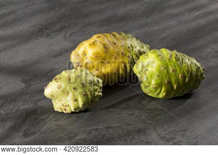 Morinda Citrifolia - Noni Fruit With Many Medicinal Properties.