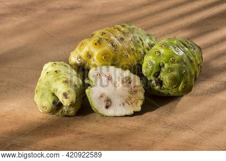 Morinda Citrifolia - Noni Fruit With Many Medicinal Properties.
