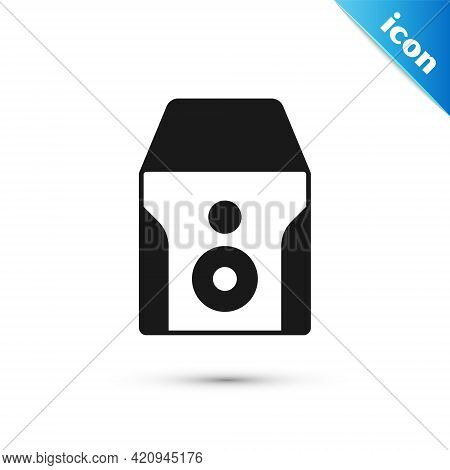 Grey Uninterruptible Power Supply Ups Icon Isolated On White Background. Vector