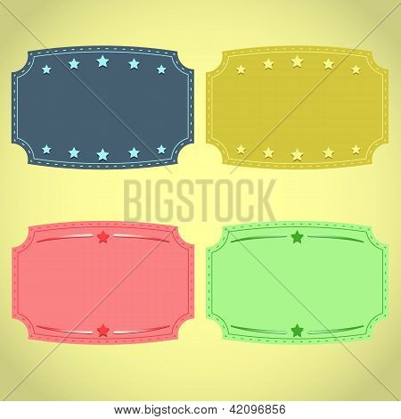 Vintage And Retro Design Badge,