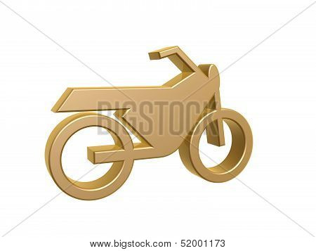 Golden Motorcycle