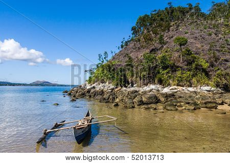 Canoe On The Beach