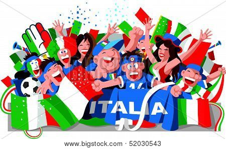 Italian soccer fans