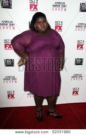 LOS ANGELES - OCT 7:  Gabourey Sidibe at the 