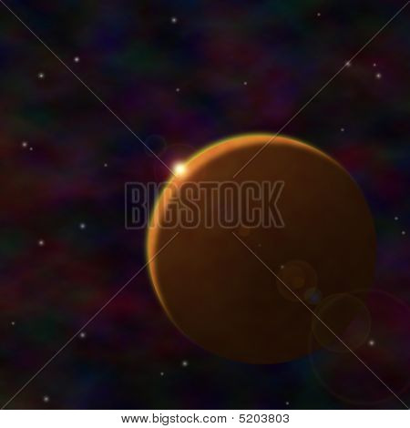 Rising Star sur Mars comme planète