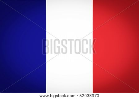 French Flag Vignetted