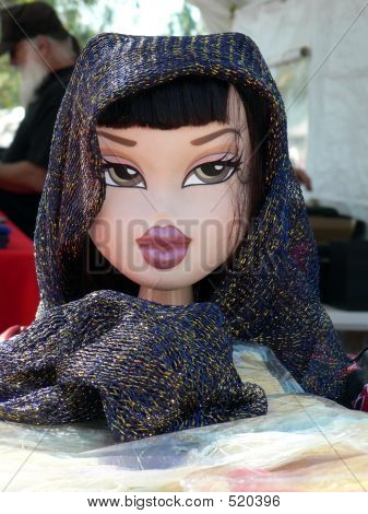 Sciarpa blu Mannequin