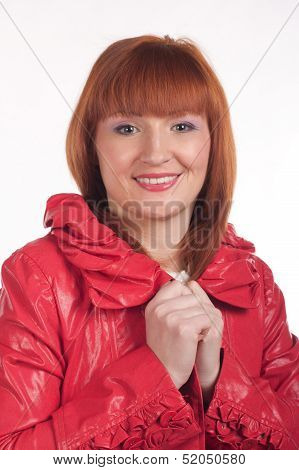 Woman In A Red Coat