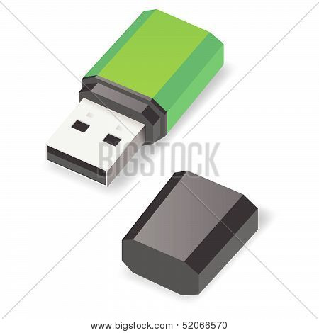 USB flash drive.