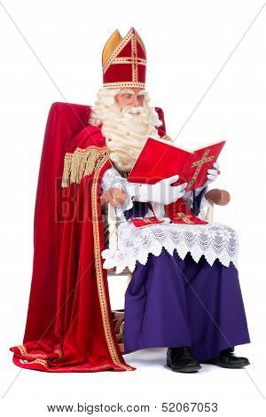 Sinterklaas On His Chair