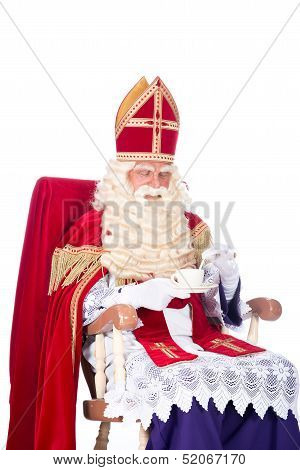 Sinterklaas On His Chair