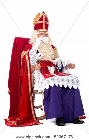 Sinterklaas On His Chair