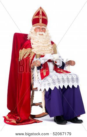 Sinterklaas On His Chair