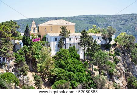 monastery on the island of Corfu, Greece