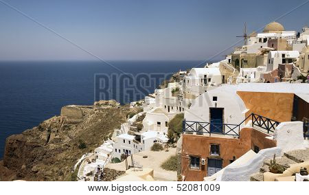 View Of Santorini's Island