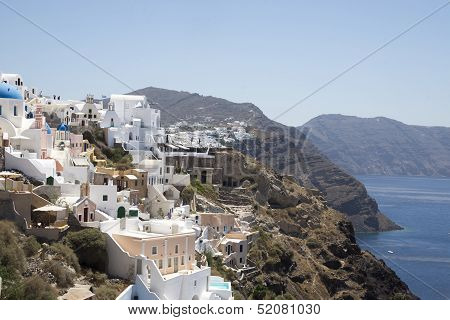 View Of Santorini's Island