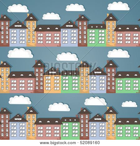 Paper City Seamless Texture.