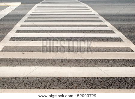 Pedestrian Zebra Crosswalk