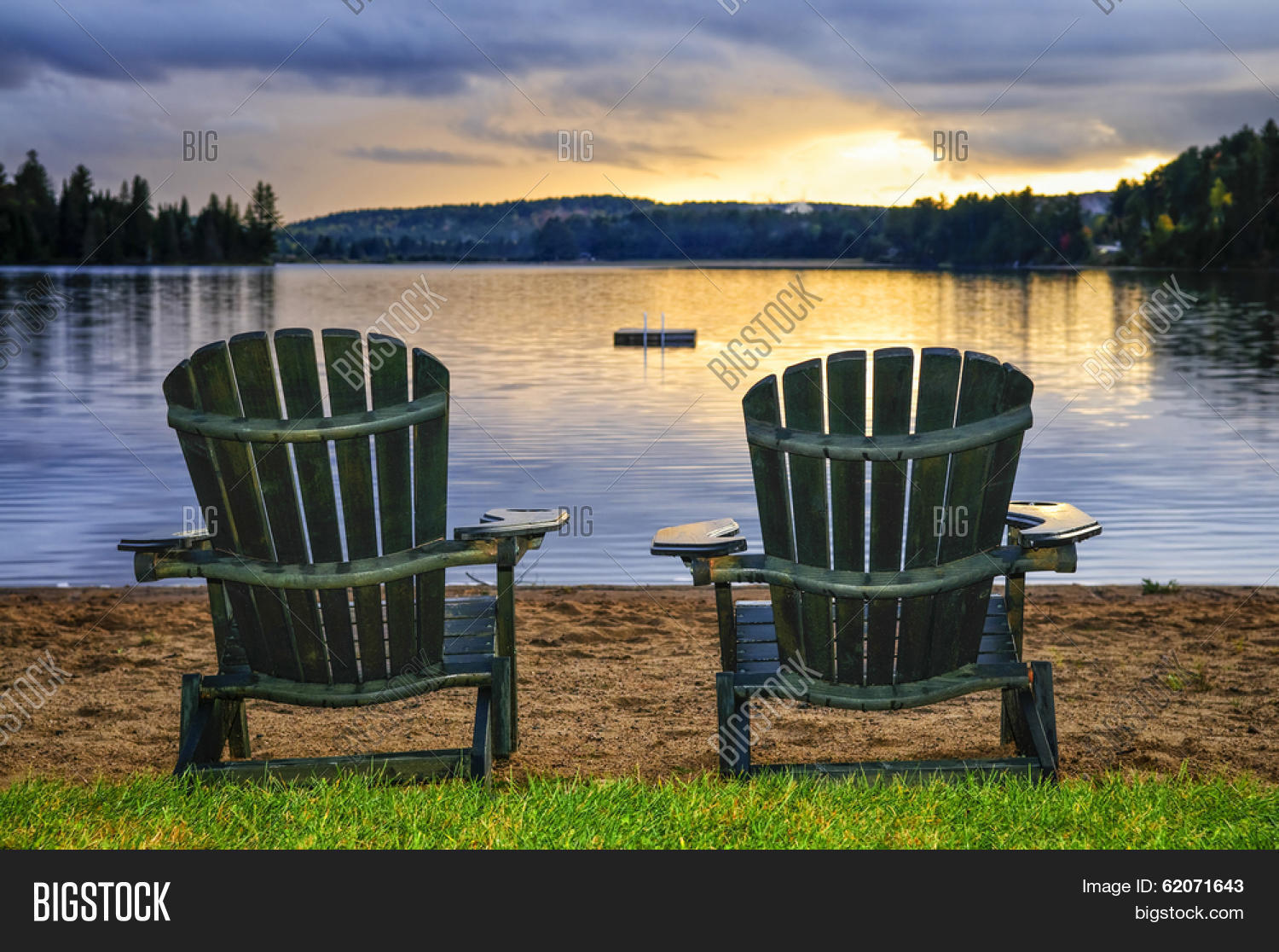 Two Wooden Chairs On Image & Photo (Free Trial) | Bigstock