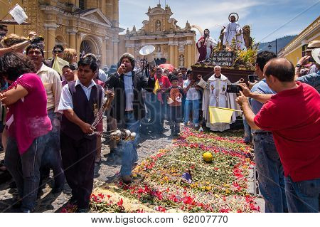 Easter Sunday procession, Antigua, Guatemala