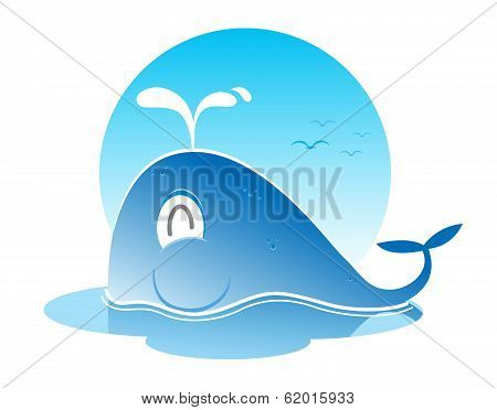 Whale cartoon
