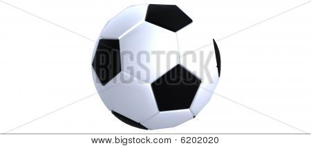 isolerede læder fodbold / fodbold bold