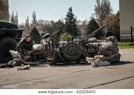 Belbek Military Base ?4515 In Crimea, Ukraine