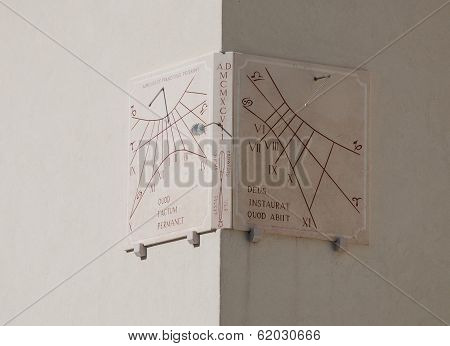 Sundial On Saint Agnes Church