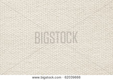 Pale Beige Coarse-grained Texture Of Rough Fabric