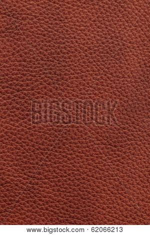 Brown natural leather background or texture close up