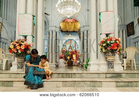Kolkata , India - October 12, 2013 : Durga Puja Festival
