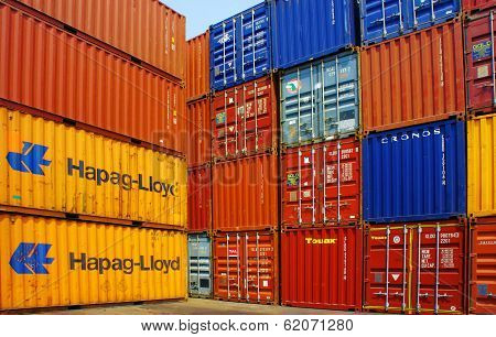 Containers At Cargo Depot, Ho Chi Minh City