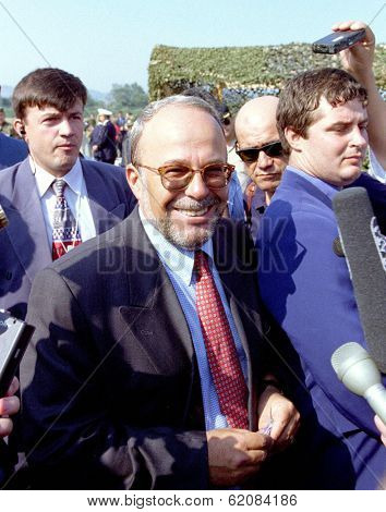 TIRANA, ALBANIA,  18 August 1998 --- Albanian Prime Minister Fatos Nano.