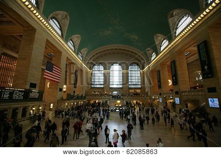 NEW YORK CITY - APRIL 19: A general interior view of Grand Central Terminal in New York City, on Friday, April 19, 2013.