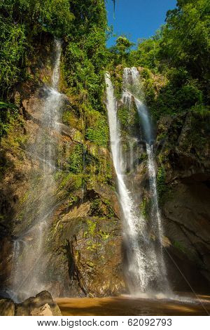 Mok Fa waterfall in the Northern Thailand