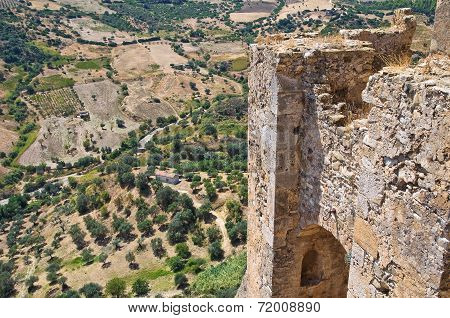 Swabian Castle of Rocca Imperiale. Calabria. Italy.
