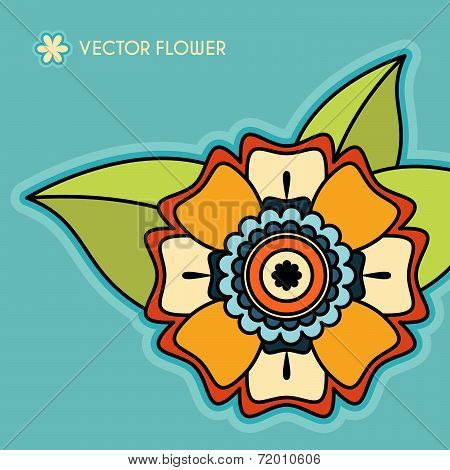 Decorative Vector Flower