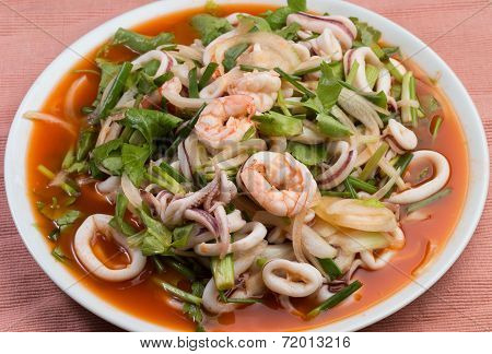 Thai Style Seafood Salad