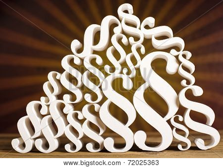 Paragraph sign symbol 