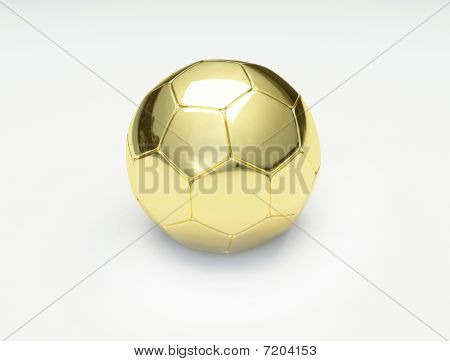 Bola de ouro de futebol ou futebol
