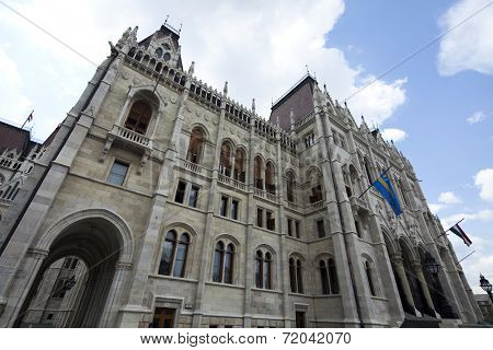 Parliament building in Budapest 