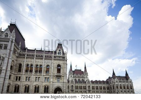 Budapest, view of parliament,Hungary