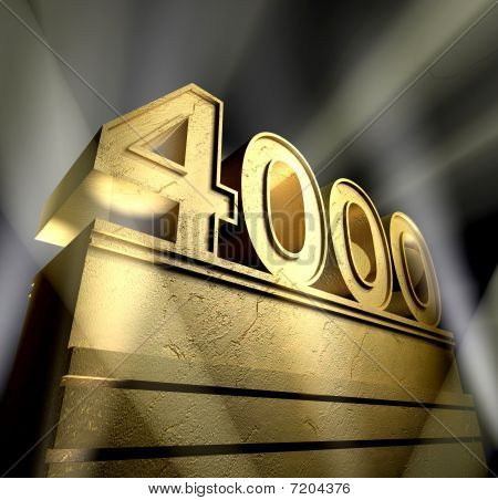 Number 4000 Image & Photo (Free Trial) | Bigstock