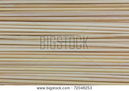 Closeup Of Bamboo Mat Background